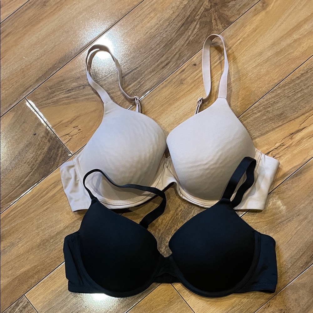 2 Auden 36B lightly lined bras from target